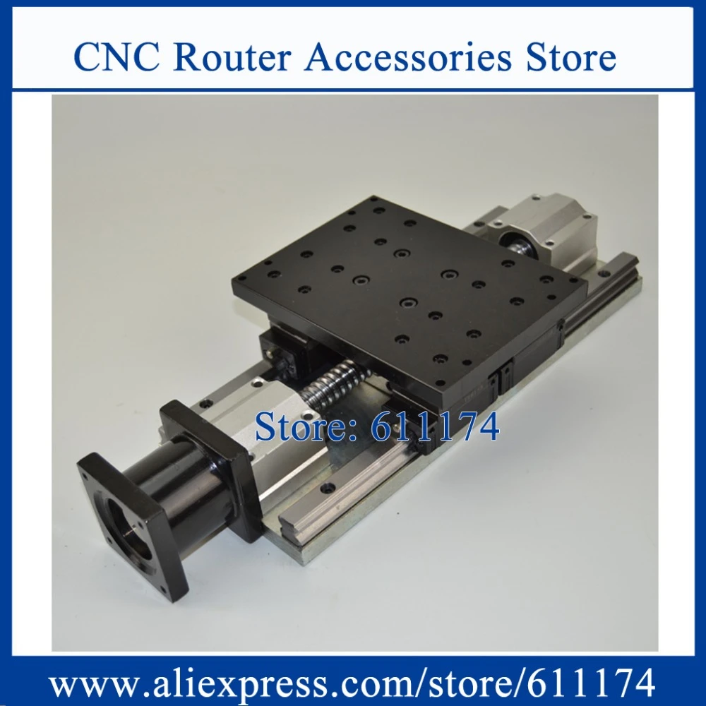 1605 GUONING-L tools Linear Guide Rail 400mm Stroke Single Shaft Ball Screw CNC Sliding Table with 42 Motor for Automation Industry Linear Guide Slide 1605 GUONING-L tools Linear Guide Rail 400mm Stroke Single Shaft Ball Screw CNC Sliding Table with 42 Motor for Automation Industry Linear Guide Slide