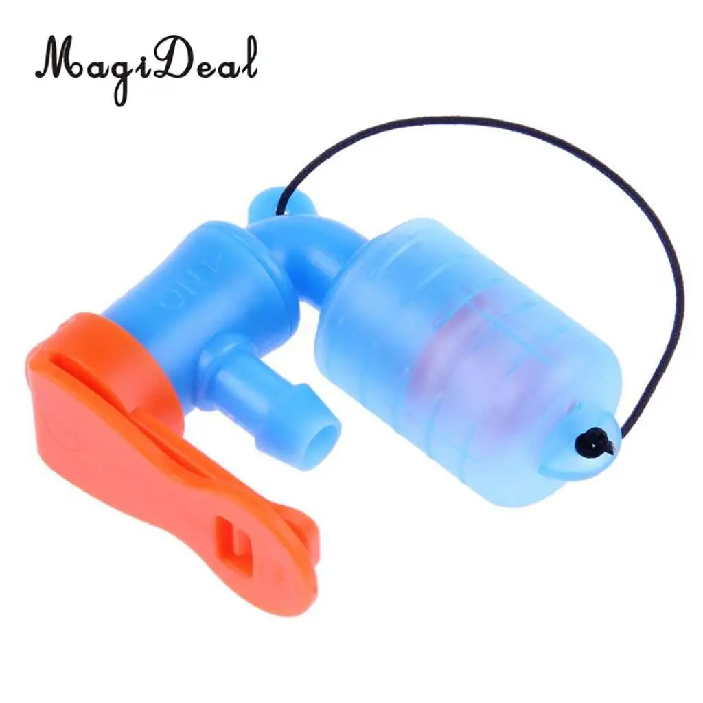 MagiDeal Outdoor Water Bags Silicone Straight Hydration Pack Suction Nozzle Bite Valve Mouthpiece With Clip Camping Essential