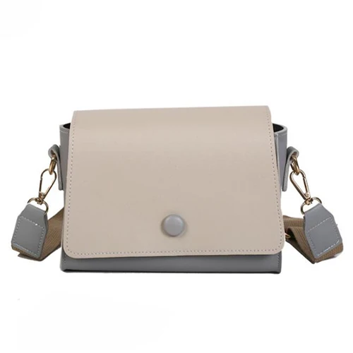 REPRCLA, модная дизайнерская женская сумка, широкий ремешок, сумки через плечо для женщин, искусственная кожа, сумки на плечо, женская сумка, высокое качество - Цвет: gray