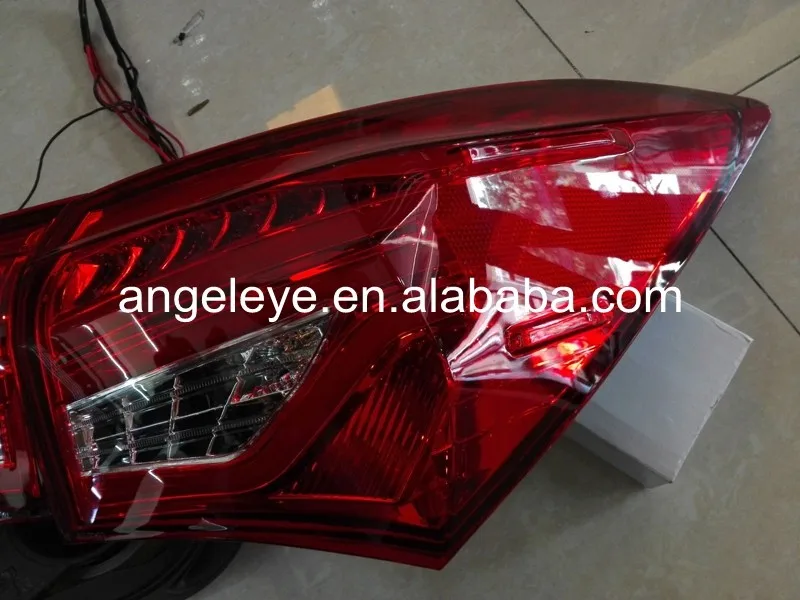 2014-2015 год для Toyota Corolla задние фонари светодиодные Фонарь красный белый цвет yz