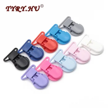 

TYRY.HU Multicolor 20Pcs Gourd Shape Pacifier Clips Multifunction Anti-Off Clips Non-Toxic Baby Can Chew For Nipple Chain Making