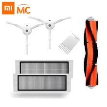 Xiaomi робот пылесос части пакет HEPA фильтр основной щетка чистящий инструмент боковая щетка для Mijia Roborock пылесос