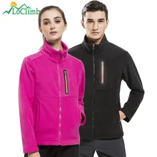 LoClimb Мужская и Женская флисовая куртка с подогревом зимние теплые флисовые лыжные пальто треккинг Кемпинг походные куртки одежда, AM133