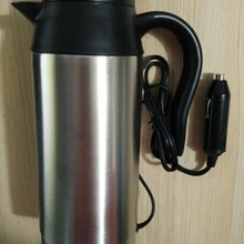 750 мл 24 в 240 Вт грузовик отопление чашка из нержавеющей стали электрический чайник 25 минут вареная