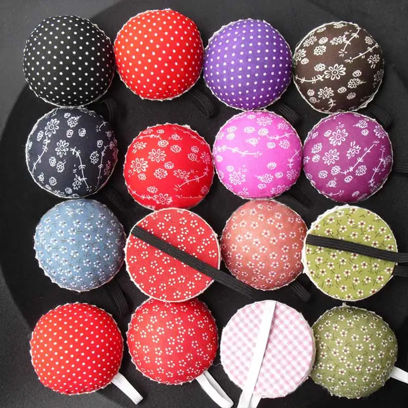 

1Pcs Pincushions Home Sewing Supplies Pastoral Style Ball Shaped DIY Craft Needle Pin Holder Sewing Kit Sewing Pin Cushion