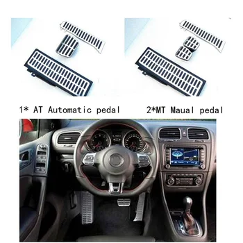 

Metal anti-skid car pedal gas Brake pad foot rest cover accelerator for Volkswagen VW Tiguan Touran Yeti