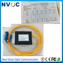 1*4 волоконно-оптический разветвитель PLC, ABS посылка, 2,0 мм, 1 м, SC, LC, FC, ST волоконный инструмент PLC сплиттер оптического волокна разветвляющее устройство