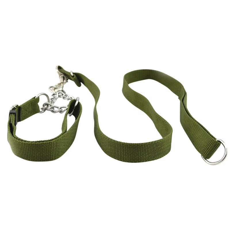 

Walking Dog Necessary Kit Durable Nylon Collar and Leash Kit Pet Safe Travel Leading Set for Dogs Training Supplies