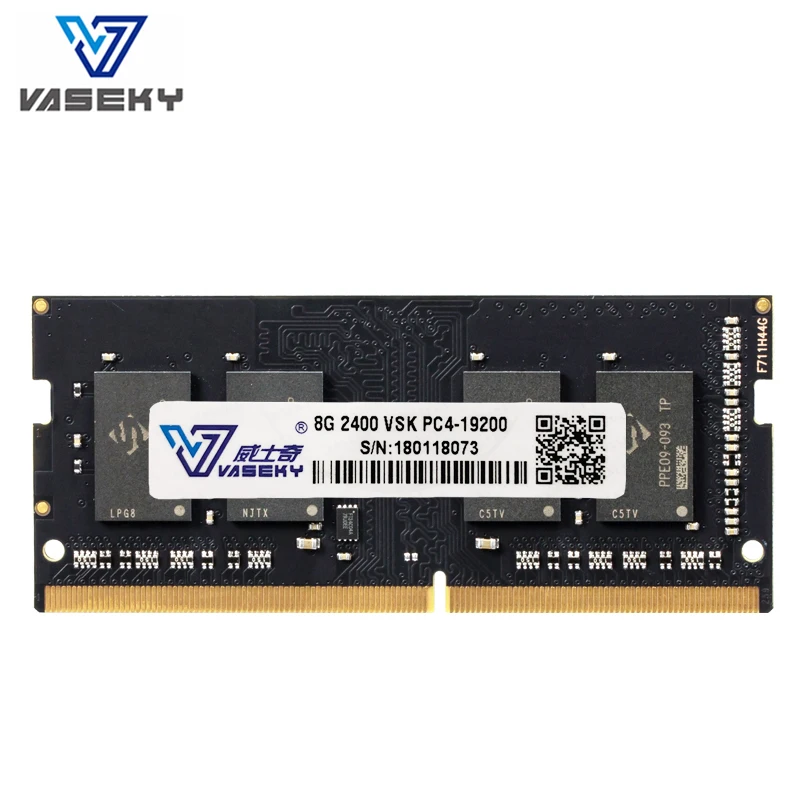 VASEKY ddr4 4 ГБ 8 оперативной памяти 16 Гб встроенной 2133 МГц 2400 sodimm ОЗУ ноутбука