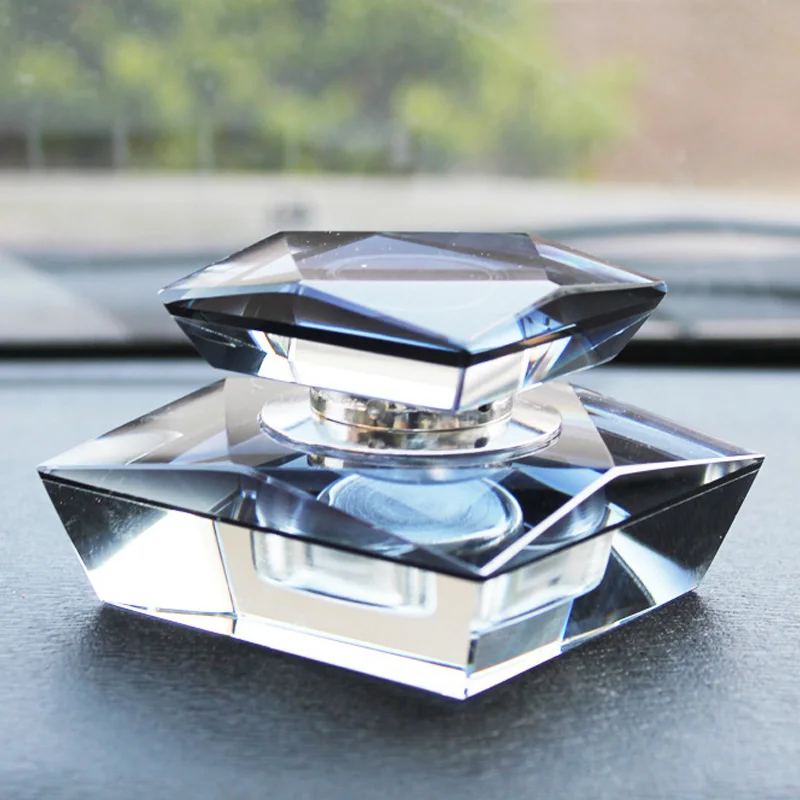 Автомобильный парфюм, искусственный кристалл, освежитель воздуха в автомобиле, ароматизатор запаха для дома, авто ароматизатор, автомобильный парфюм, украшение салона - Название цвета: black