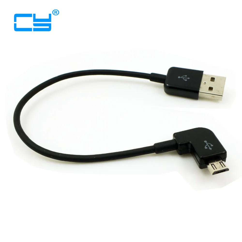 Короткий кабель Micro USB 90 градусов 2 а углов для быстрой зарядки к Угловое зарядное