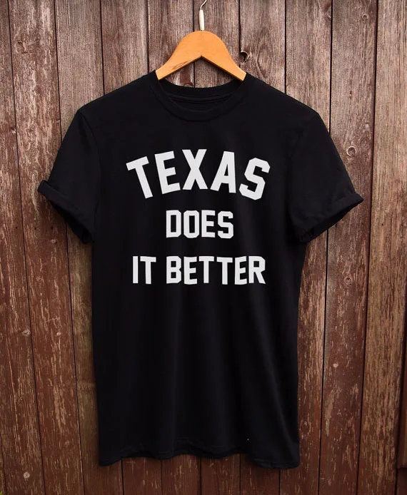 Техасская Футболка-рубашка Техас футболка Хьюстон i love Texas Техасские футболки