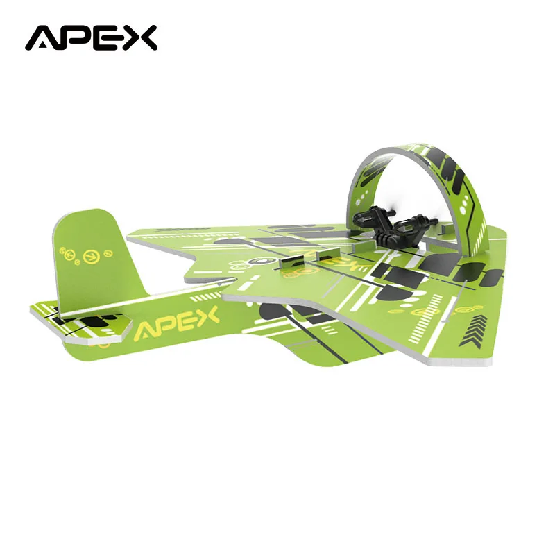 

APEX Drone New idea 2 in 1 Glider 4CH 6-Axis Gyro Remote Control RC Drone Helicopter Quadcopter Drone Outside Toy for kids