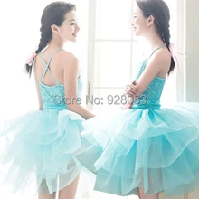 Розничная, детская балетная пачка для девочек, профессиональная балетная пачка, классические балетные пачки, синее платье-пачка, балетная пачка(90-180 см