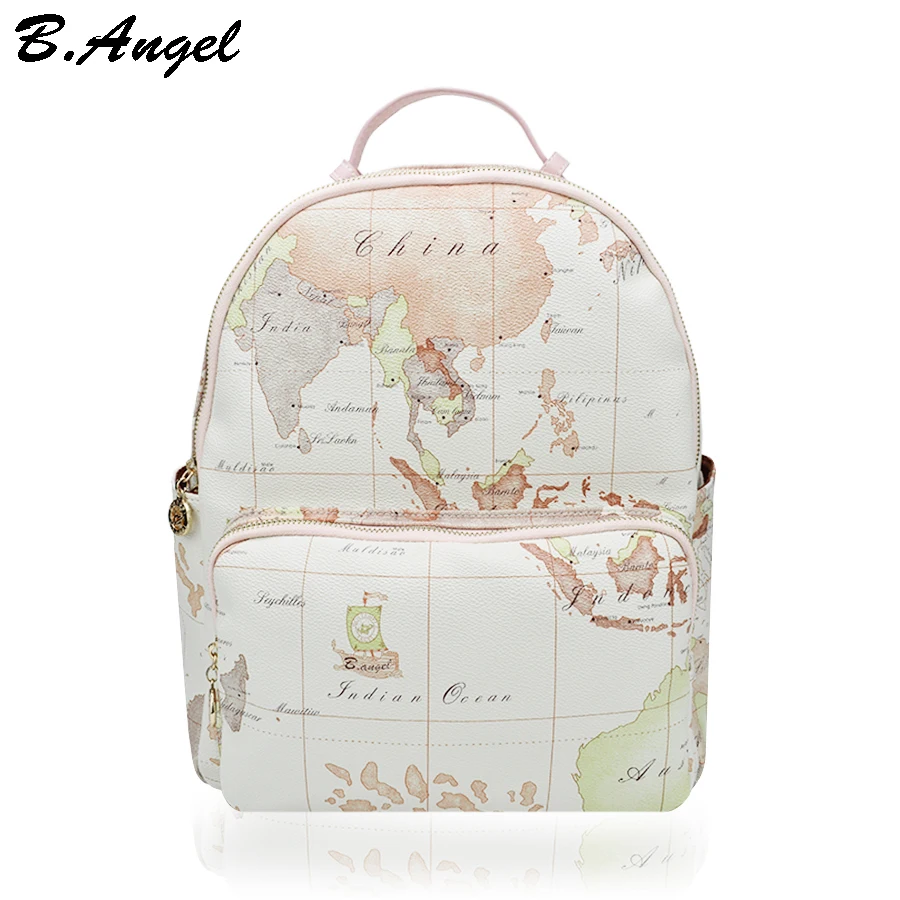 Designer Backpack Purse Canada Map Literacy Basics