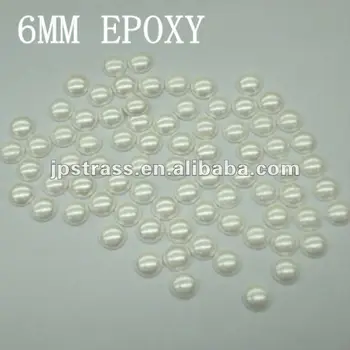 

hot fix pearls size 6mm in 20 gross each lot package 2880 pcs white opal color suitable for dancing sports unifom