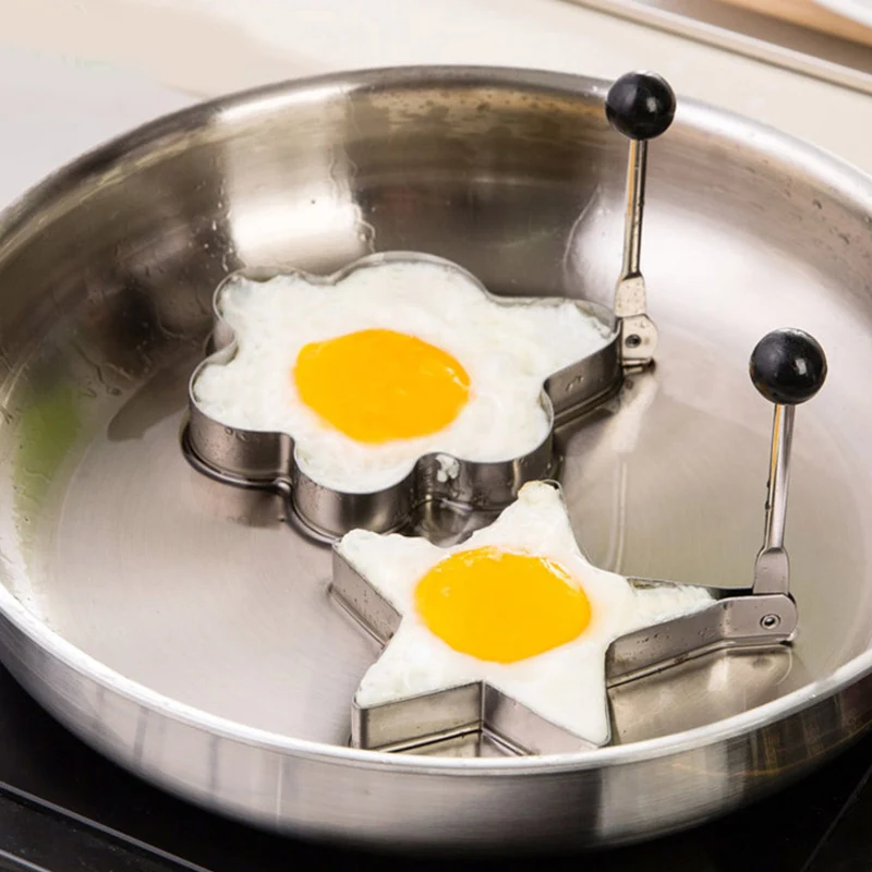 1 шт. форма для яичницы DIY Кольца для блинов из нержавеющей стали инструменты для яиц омлетная форма Креативные кухонные аксессуары для приготовления пищи