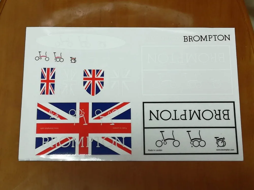 Aluminium Stopper for Brompton Union Jack Style