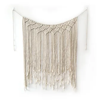 

Macrame Wall Hanging Art Bohemian Modern Tapestry Decor for Guest Room Bedroom Living Room