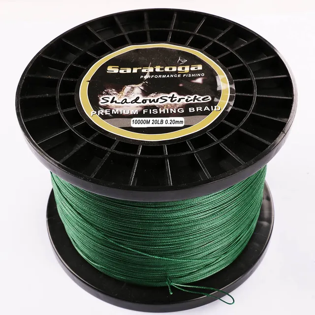 Best price at $304 Cheap 2016 NEW Top Quality 8 Strand SARATOGA 10000M 20LB 30LB 40LB 100% PE Braided Fishing line