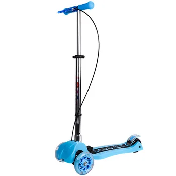

3in1 Lifting Adjustable Children's Scooter Three-wheeled Scooter Music Scooter Child Handle with Flashing Wheel