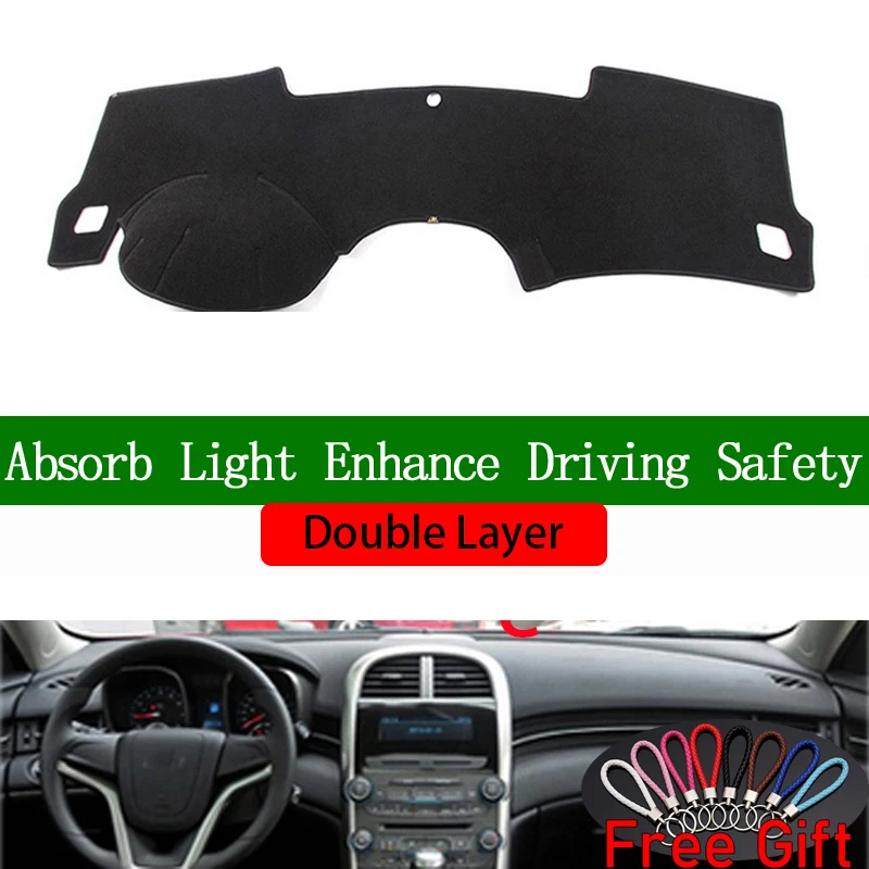 Двухслойные автомобильные наклейки для Chevrolet malibu 2011 2012 2013 2014 крышка приборной