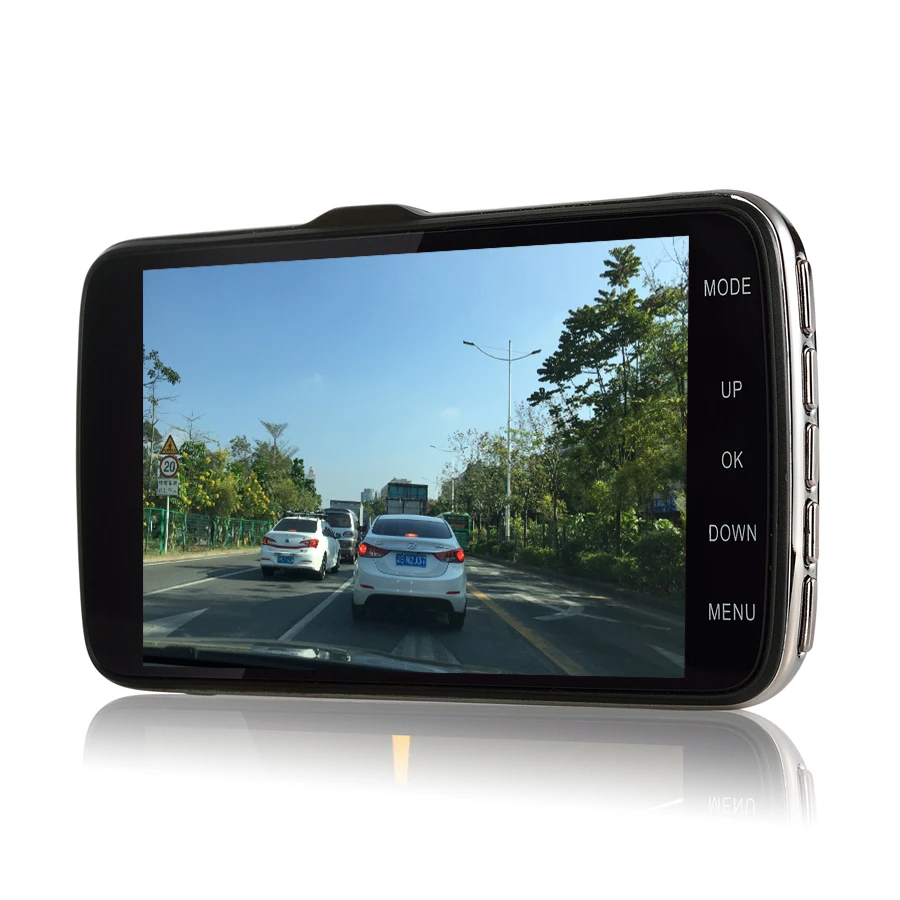 

Otstrive 4.3 5 inch Car Dash Camera DVR Full HD1080P ADAS Lane Departure Warning System Motion Detect Rear View Dual Lens DVR