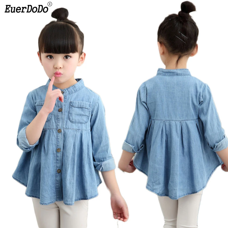 denim t shirts for girls