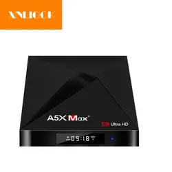 A5X Max Plus Smart Android 7,1 ТВ коробка RK3328 4 K android 8,1 Wi-Fi BT4.1 USB3.0 ТВ коробка X96 мини TX3 мини