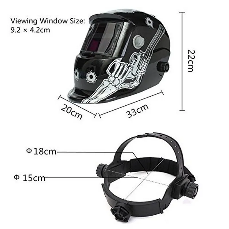 

Car Welding Helmet Mask Solar Auto Darkening Welder Protective Gear ARC MIG TIG For Car Service Repair Wear Equipment