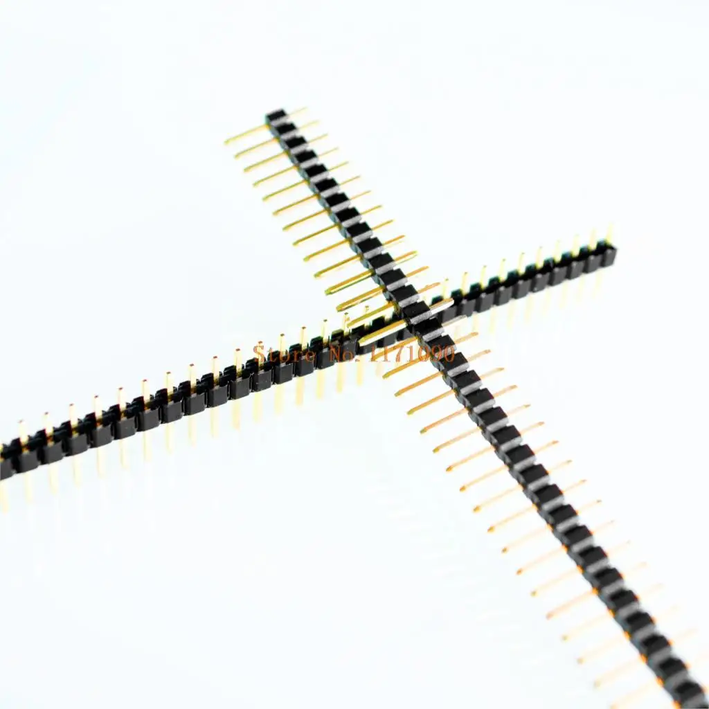 20pcs/Lot Gold plated Single Row 1x40 pin 2.54mm Male Headergold