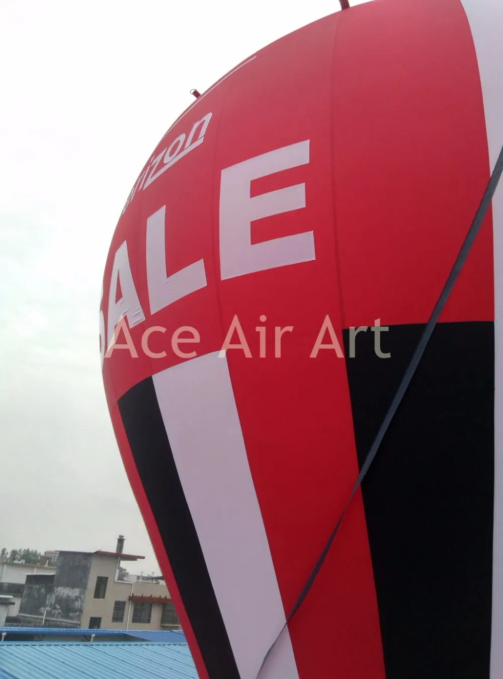 Удивительный высокий надувной воздушный шар на крышу для мобильных продаж продвижение