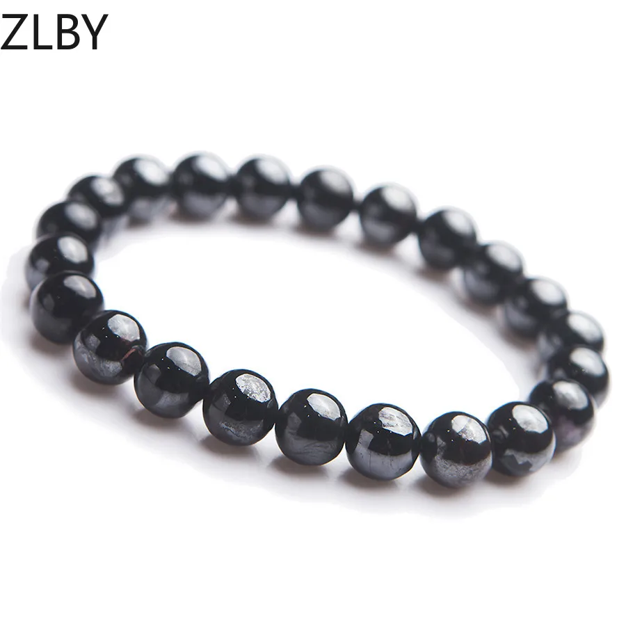

Women Female Stretch Crystal Natural Stone Bracelet 9mm Round Bead Natural Sugilite Bracelet AAAA Drop Shipping
