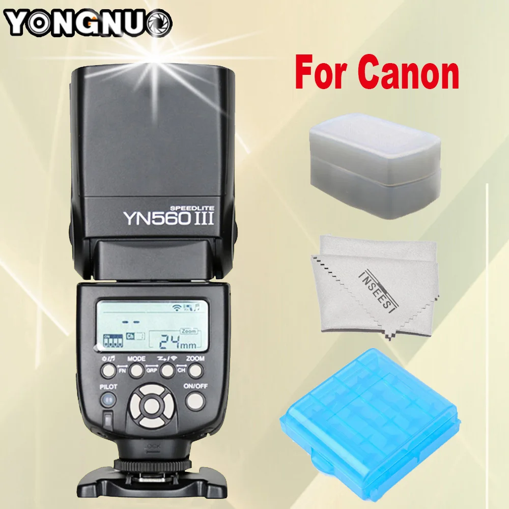

YONGNUO YN560 III YN-560III YN560III Wireless Flash Speedlite For Canon EOS 6d 1200d 550d 60d 5d mark iii 1100d 650d DSLR Camera