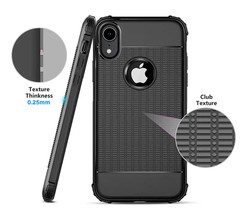 Soft TPU Case FOR  Iphone X XS Max XR Hard Protective Back Cover FOR Iphone 6 7 8 Plus Silicone Case FOR Iphone 6 6s 7 8 Coque (5)