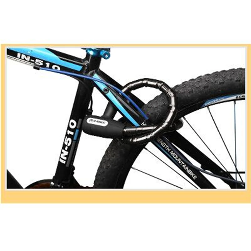 Замок INBIKE велосипедный с защитой от кражи 0 85 м водонепроницаемый|bicycle lock|bike lockcable