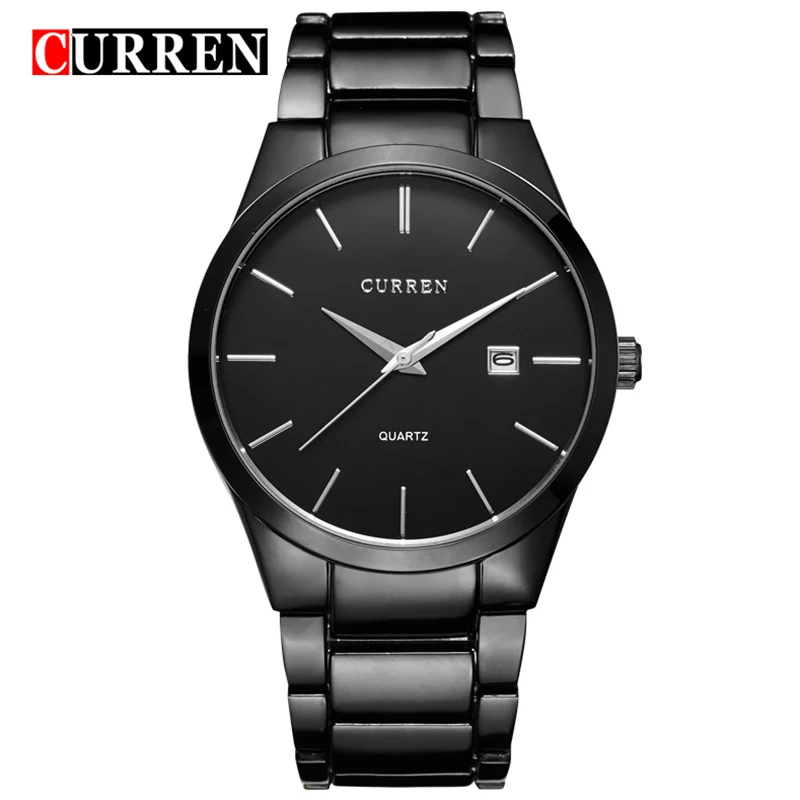 

Curren Watches Luxury Watch Men Waterproof Quartz Fashion Male Clock Date Analog Watch Men Stainless Steel Man Watches 2018