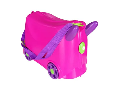 

Children's suitcase can ride and drag cartoon toy box