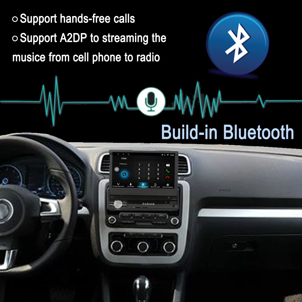Panlelo 1 din Android 8,1/6,0 Din coche estéreo de 1g + 16g/2G + 16G 7 \
