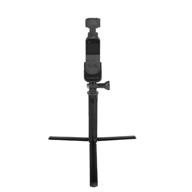 Sunnylife DJI OSMO Pocket Accessories Extended Stick DJI OSMO Pocket Gimbal Camera Mount Bracket with Tripod Holder for Gopro