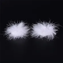 1 пара, женское нижнее белье, бюстгальтер с перьями для груди, покрытие для сосков, декоративные накладки-Стикеры, секс-игрушки, интимные аксессуары для женщин