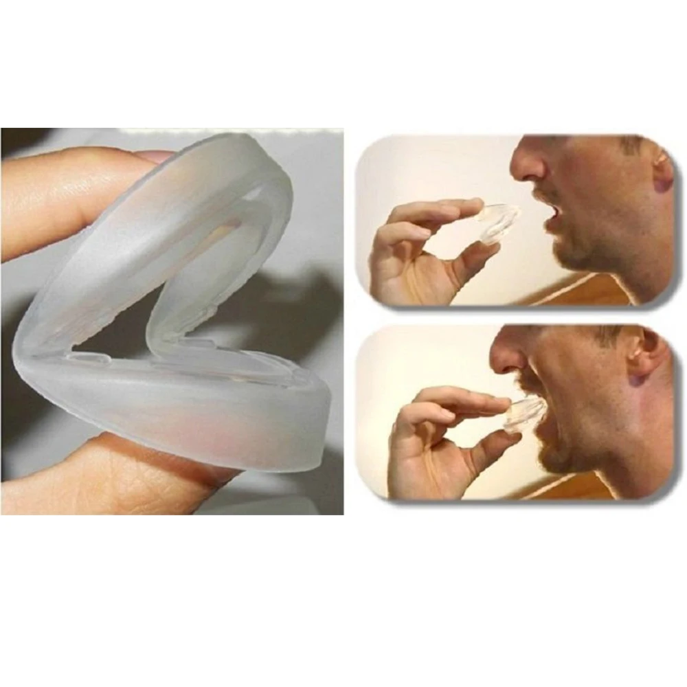 

New Anti Grinding Mouthpiece Dental Guard Gring Teeth Brace Flexi Mounthguard Sleep Well Protector 1PCS