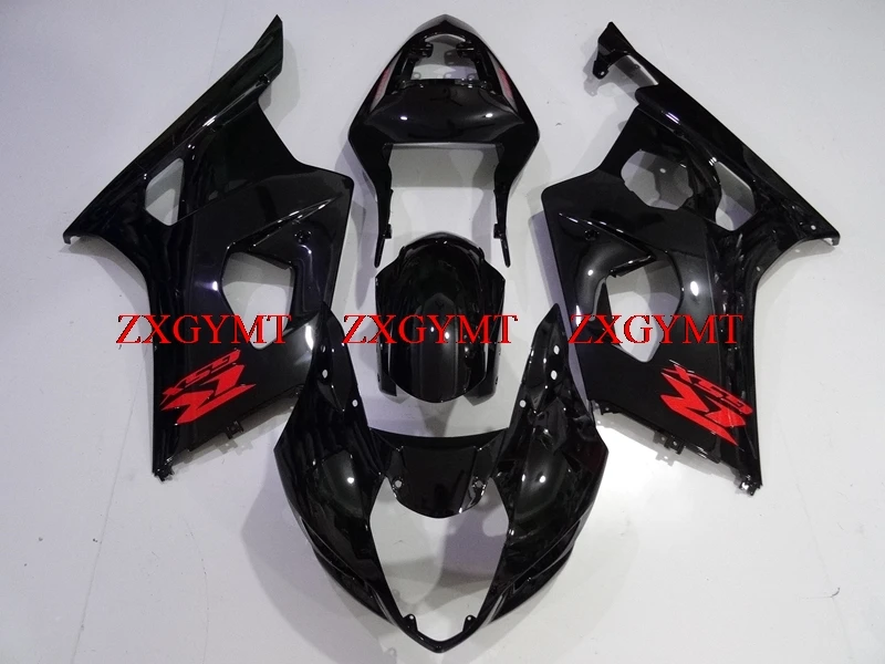 

Abs Fairing for GSX-R600 2004 - 2005 K4 Abs Fairing for Suzuki GSXR750 2005 glossy Black Fairing Kits GSXR600 2005