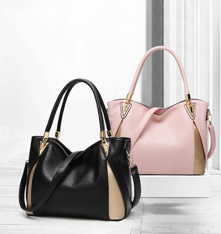 VMOHUO Solid High Quality Pu Leather Women Tote Bag Simple Design Fashion Female Bag Famous Brand Big Capacity Fashion Bags (13)