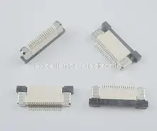 10 Pcs FPC FFC 0.5mm Pitch 16 Pin Drawer Type Ribbon Flat Connector Top Contact