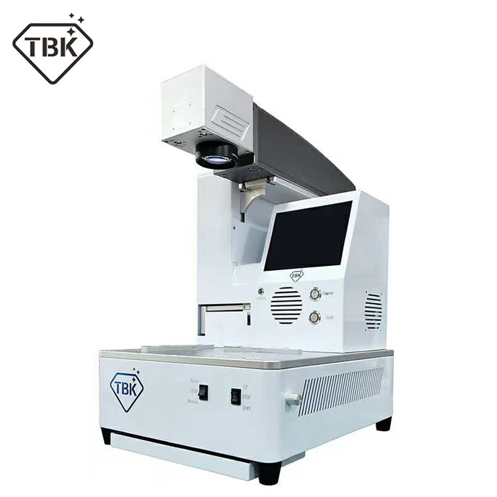 

TBK Laser Engraving Machine Built-in Computer LCD Laser Repair Machine For IPhoneX XS Max 8 8+ Back Cover Marking Lettering
