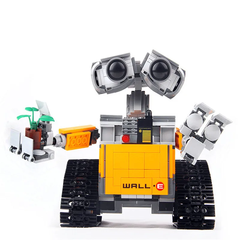 Toys Hobbies Building Toys Sets Packs Ideas Wall E Robot Set Building Blocks Toy Robot Model Building 687pcs New