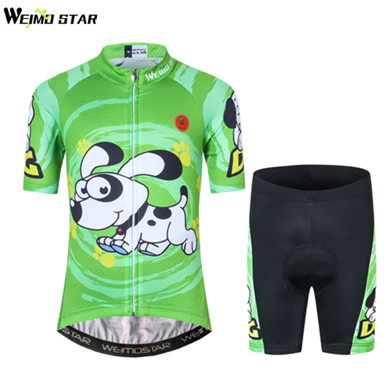 Weimostar Kids Cycling Clothing Children Bike Jersey Short Sets Bicycle