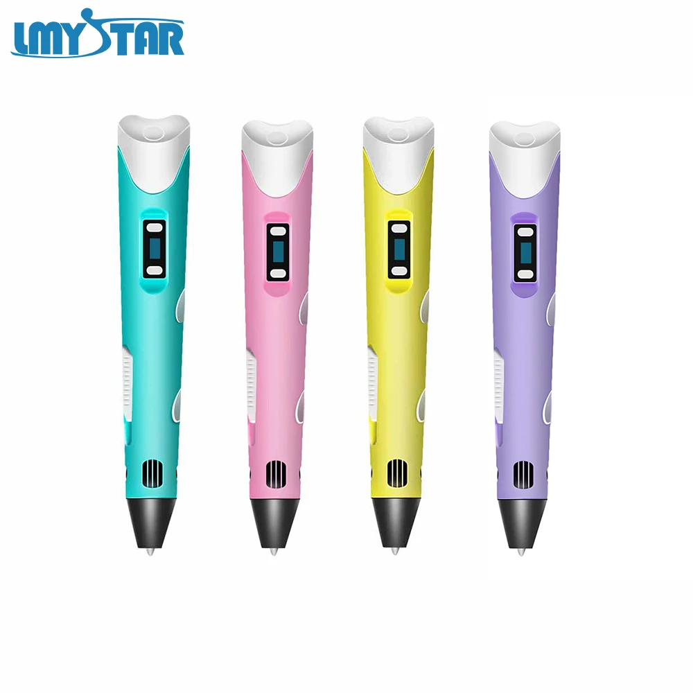 

LMYSTAR 3d pen with LED Display DIY 3D Printer Pen compatible ABS/PLA Filaments Drawing Painting Pens For Kids Birthday Gift