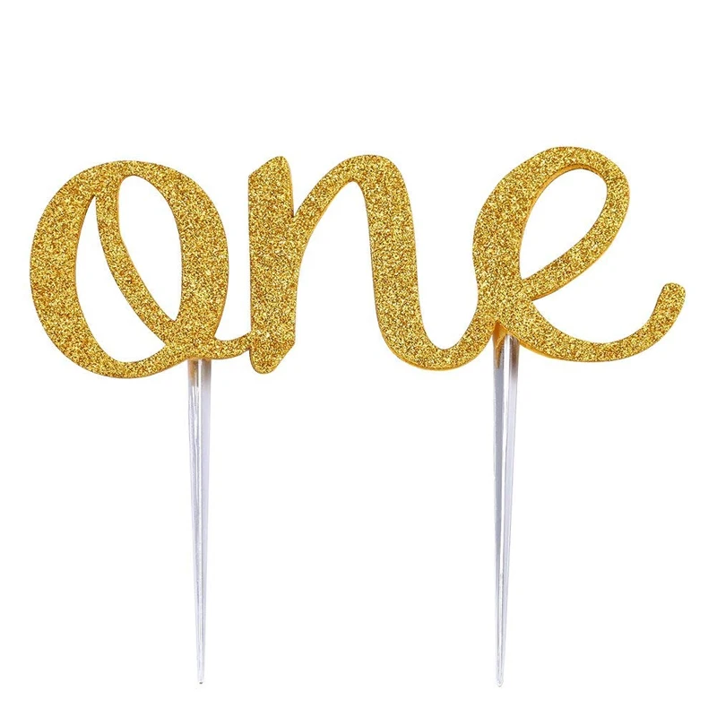 

One Cake Top Handmade in 1st First Birthday Cake Topper Beautiful part